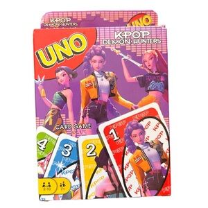 K Pop Demon Hunters Uno Card Game Rumi Nib NWT Birthday Gift Party Favor New